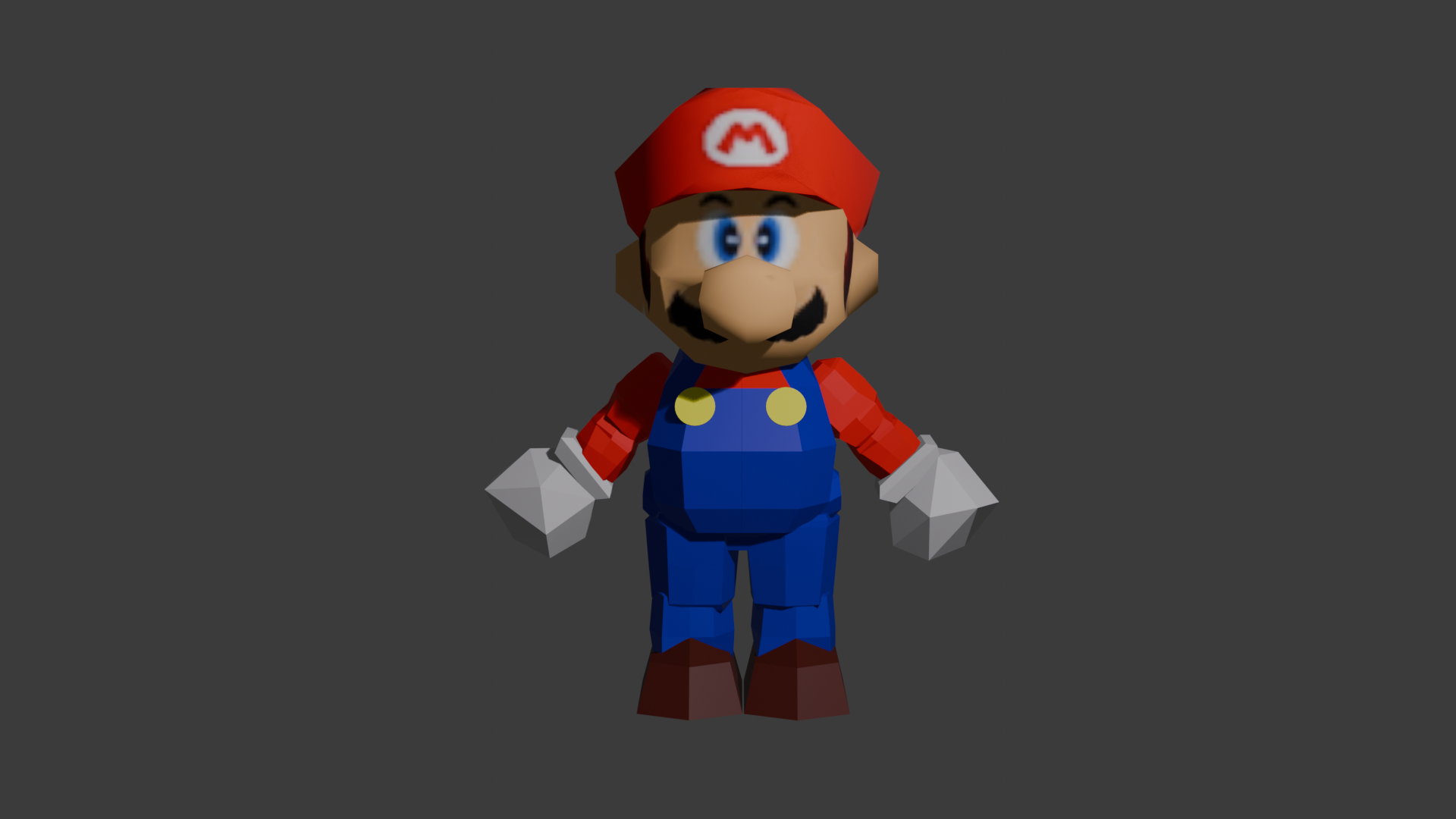 Mario Blender Model