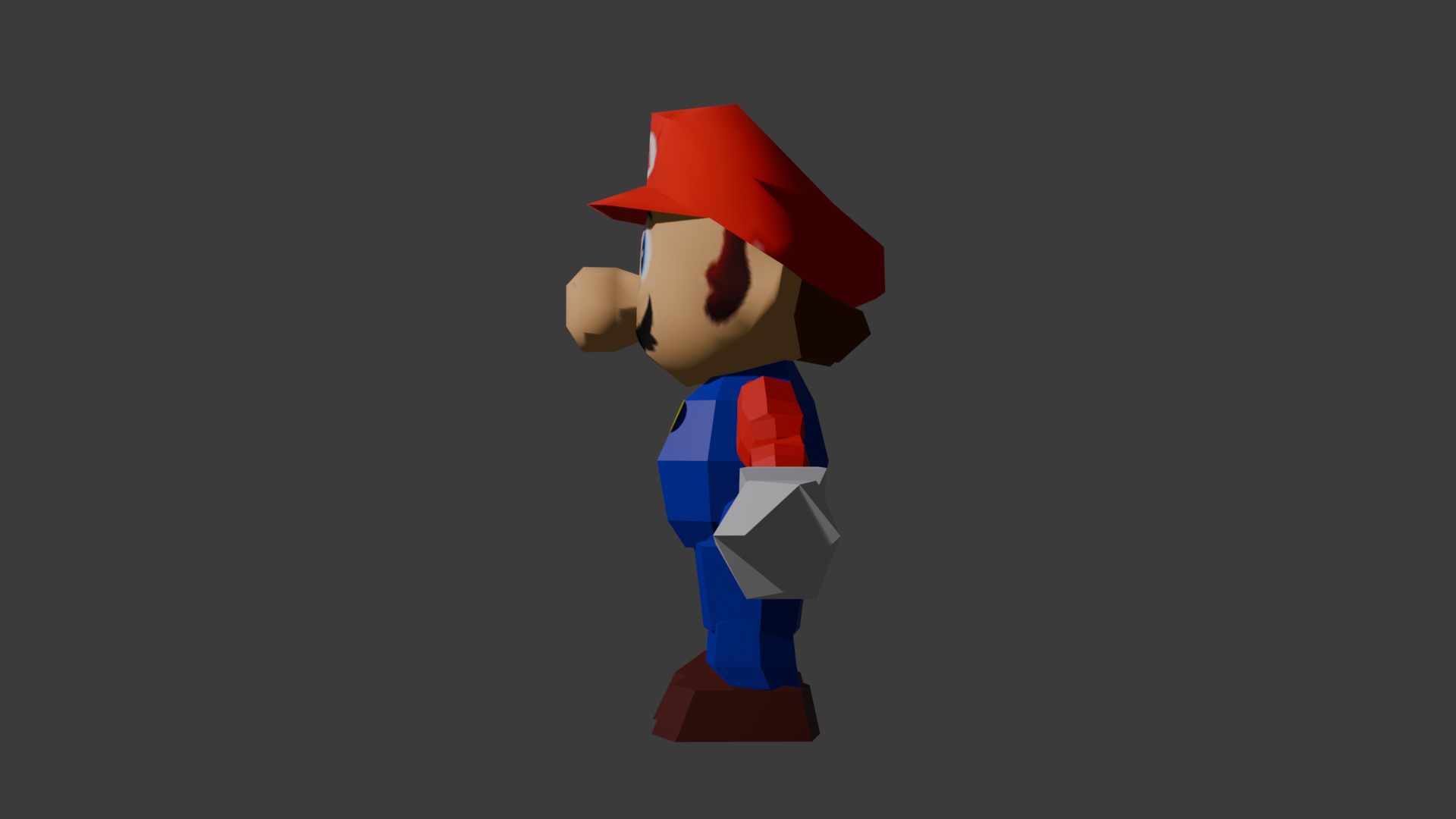 Mario Blender Model 3
