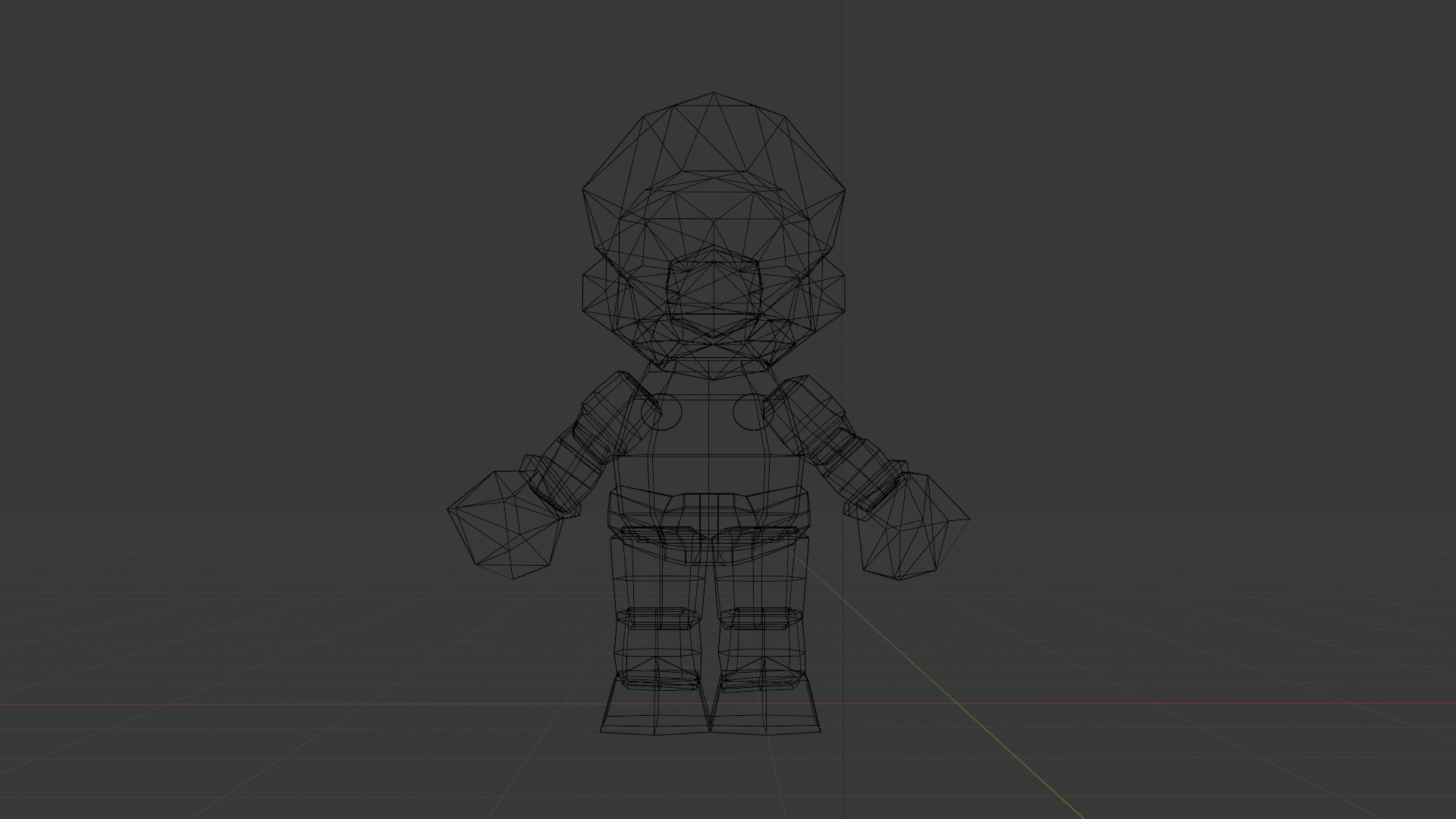 Mario Blender Model 4